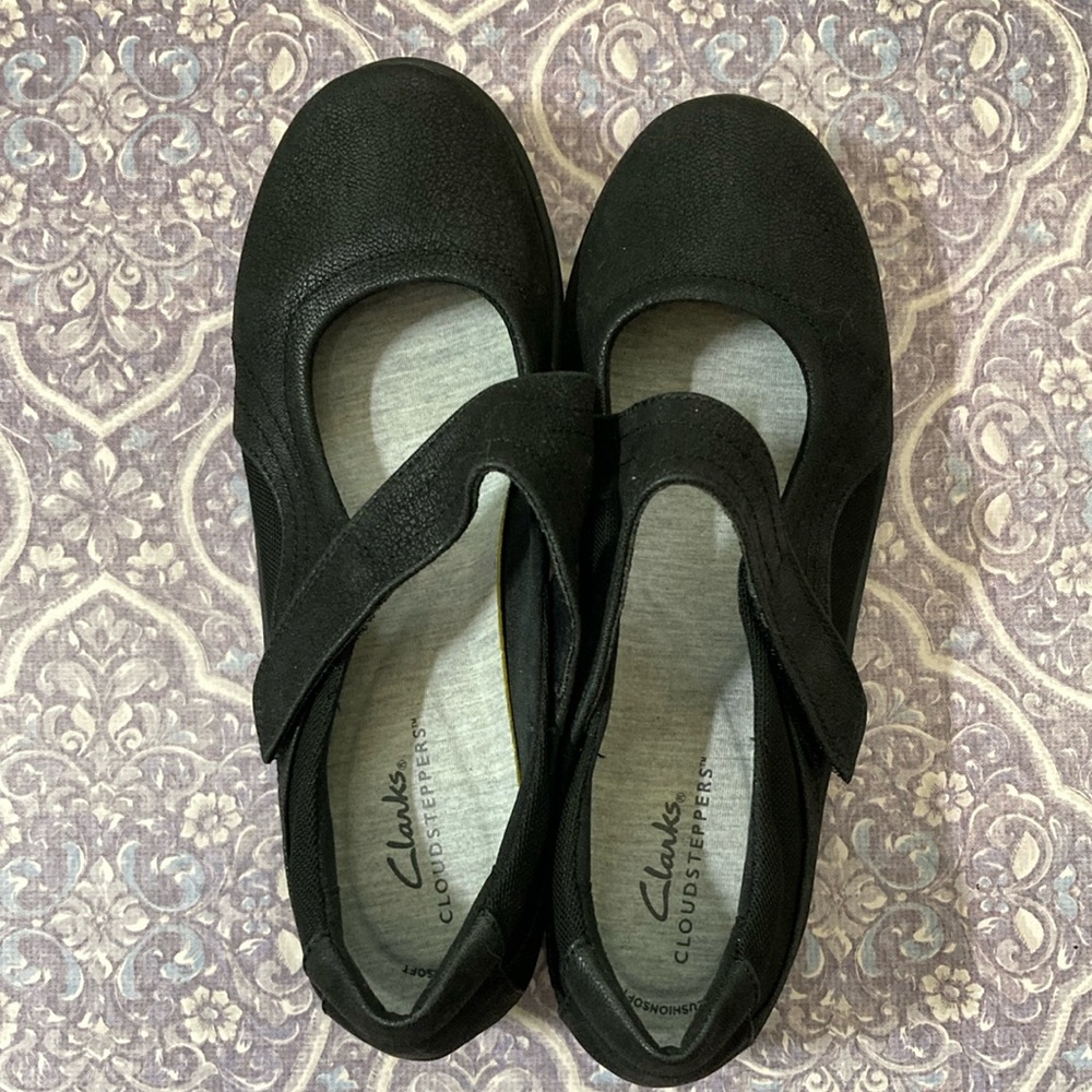 Clarks Women's Black Mary Jane Shoes